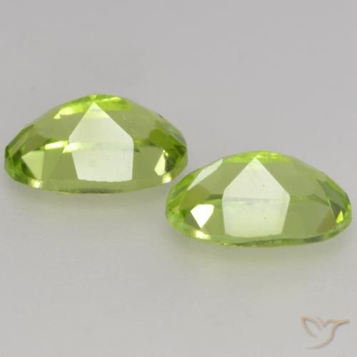 1.10 ct natürliche Lebendiges grün Peridot-Edelsteine, Oval, VS