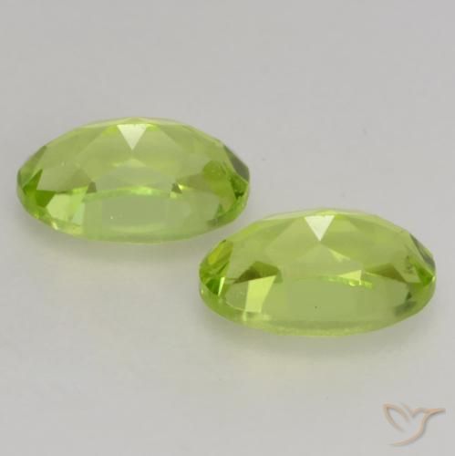 1.13 ct natürliche Lebendiges grün Peridot-Edelsteine, Oval, VS