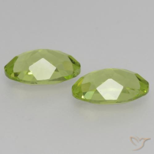0.97 ct natürliche Leichtes lebendiges Grün Peridot-Edelsteine, Oval, VS