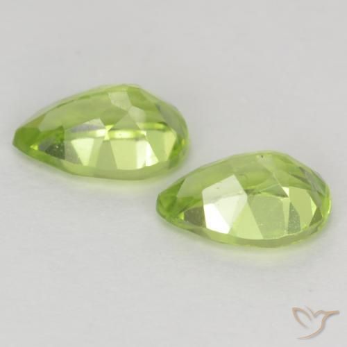 0.94 ct natürliche hellgrün Peridot-Edelsteine, Birnenform, VVS-VS