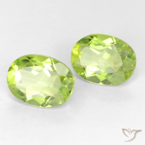 2.70 ct natürliche Leichtes lebendiges Grün Peridot-Edelsteine, Oval, SI