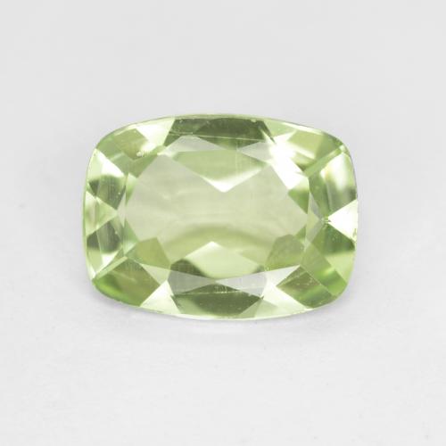 1,04 ctw natürlicher grüner Peridot, Kissenschliff, VS