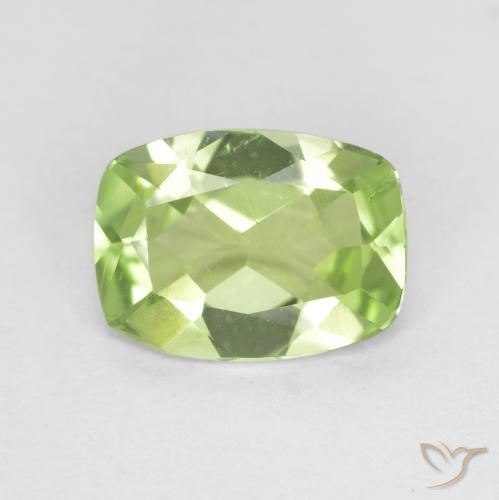 1.03ct Natürlicher gelblich-grün Peridot, Kissen, VS