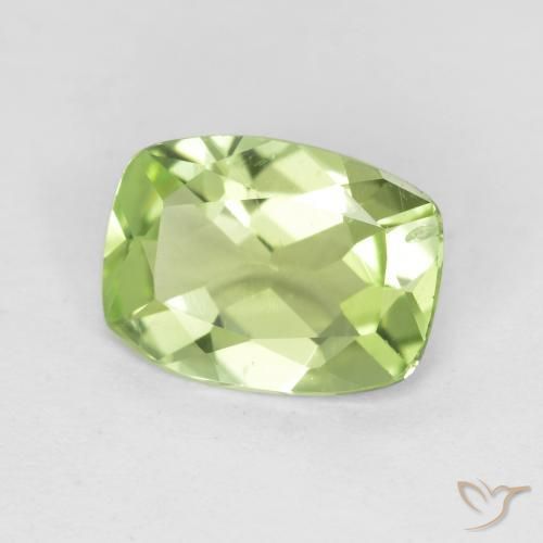 9,17 ctw natürlicher gelblich-grün Peridot, Kissen, VS