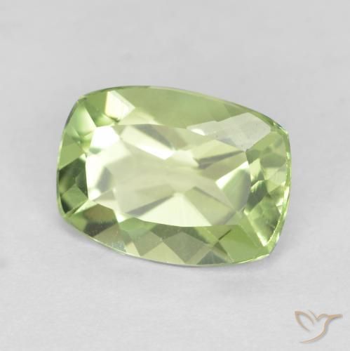 9,17 ctw natürlicher Leichtes lebendiges Grün Peridot, Kissen, VVS-VS