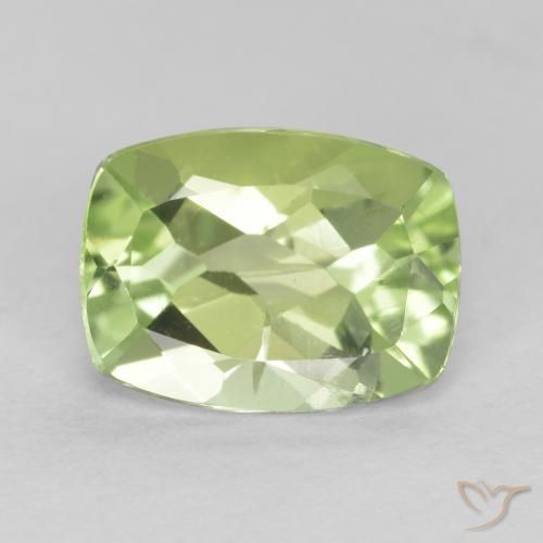 1.41ct Natürlicher Leichtes lebendiges Grün Peridot, Kissen, VS