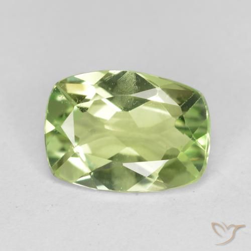 1.10ct Natürlicher Warmes Grün Peridot, Kissen, VS