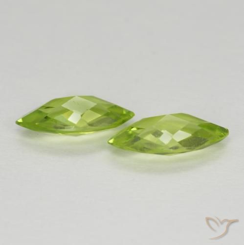 1.04 ct natürliche Lebendiges grün Peridot-Edelsteine, Marquise, VVS-VS