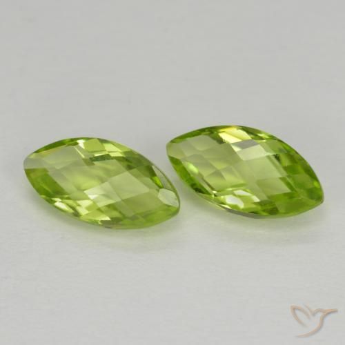 1.29ctw Natürlicher Mittelgrün Peridot, Marquise, VVS-VS