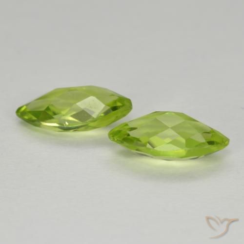 1.29 ct natürliche Mittelgrün Peridot-Edelsteine, Marquise, VVS-VS
