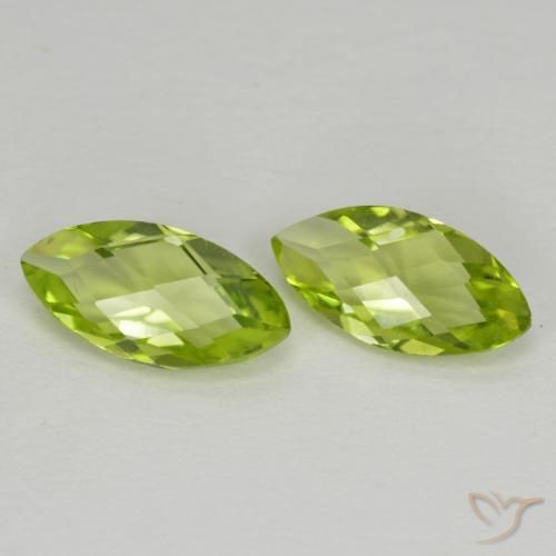 1.06ctw Natürlicher Lebendiges grün Peridot, Marquise, VVS-VS