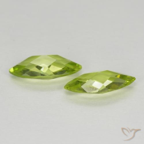 1.06 ct natürliche Lebendiges grün Peridot-Edelsteine, Marquise, VVS-VS