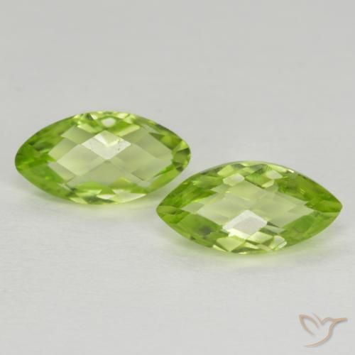 1.31ctw Natürlicher Leichtes lebendiges Grün Peridot, Marquise, VVS-VS