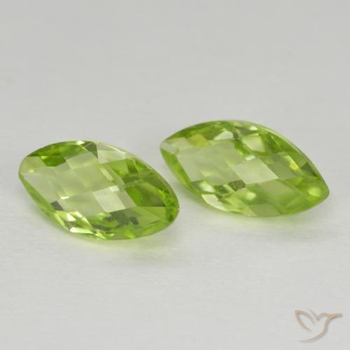 1.31 ct natürliche Leichtes lebendiges Grün Peridot-Edelsteine, Marquise, VVS-VS