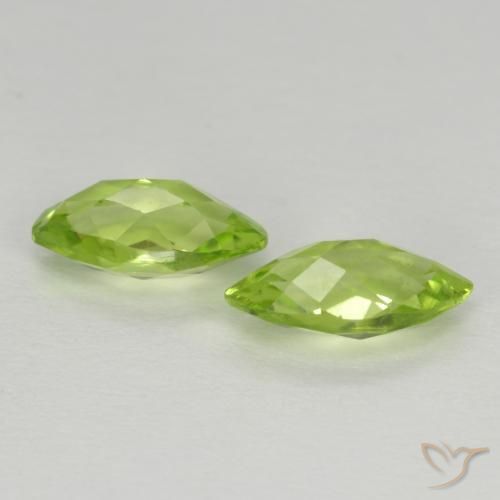 1.31 ct natürliche Leichtes lebendiges Grün Peridot-Edelsteine, Marquise, VVS-VS