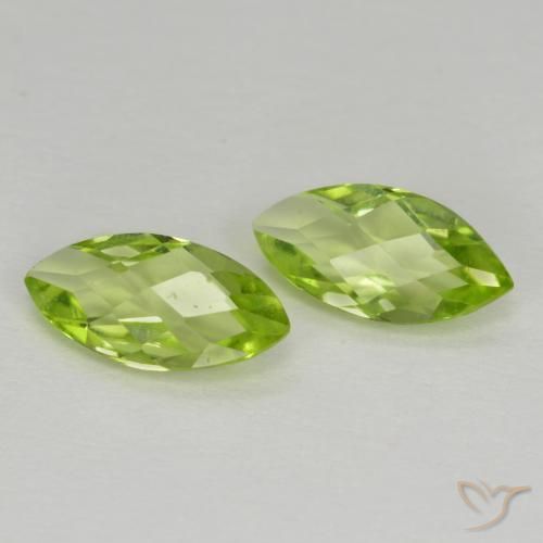 1.00ctw Natürlicher Leichtes lebendiges Grün Peridot, Marquise, VVS-VS