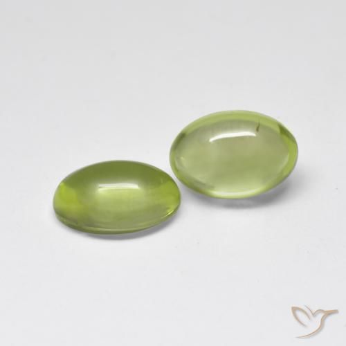 1.06 ct natürliche Lebendiges grün Peridot-Edelsteine, Oval, Transparent