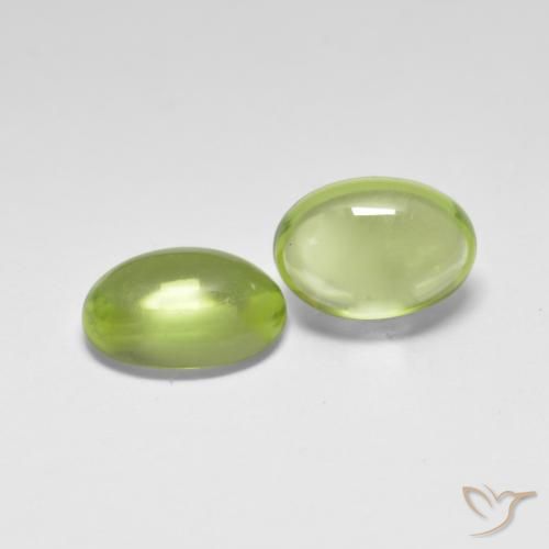 1.16 ct natürliche hellgrün Peridot-Edelsteine, Oval, Transparent