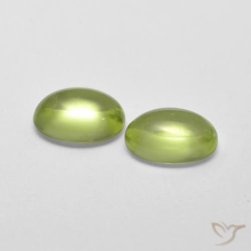 1.16 ct natürliche hellgrün Peridot-Edelsteine, Oval, Transparent