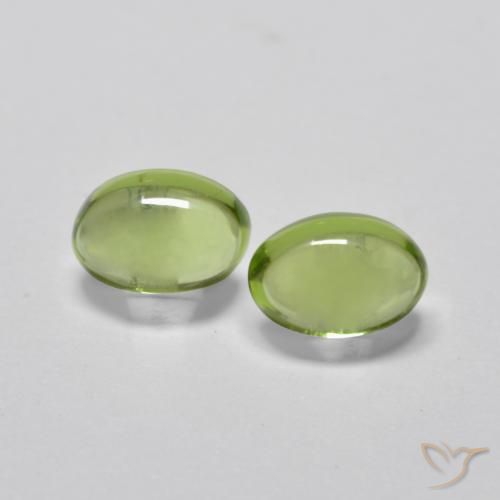 1.07ctw Natürlicher Erde Grün Peridot, Oval, Transparent