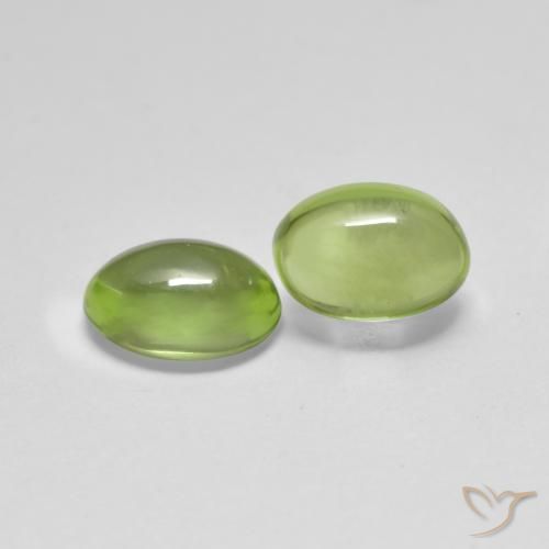 1.07 ct natürliche Erde Grün Peridot-Edelsteine, Oval, Transparent