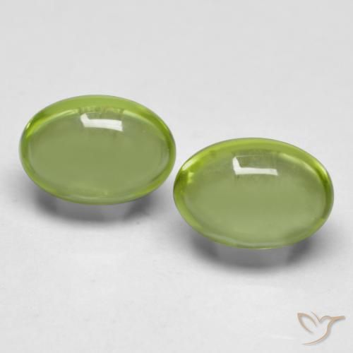 1.06ctw Natürlicher Erde Grün Peridot, Oval, Transparent
