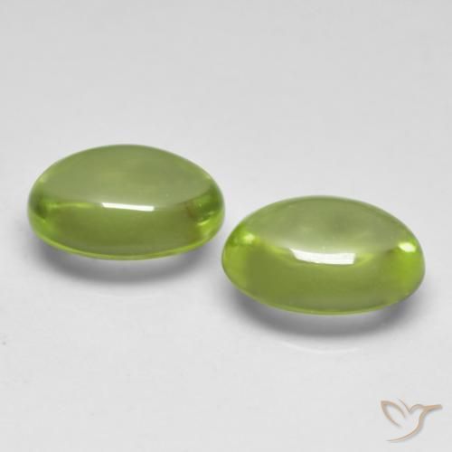 1.06 ct natürliche Erde Grün Peridot-Edelsteine, Oval, Transparent