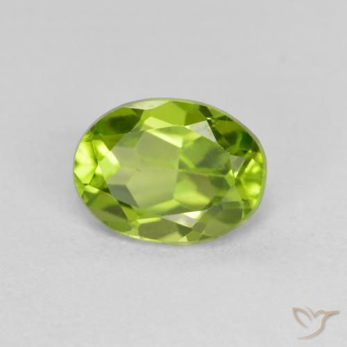 9,17 ctw natürlicher hellgrün Peridot, Oval, VS