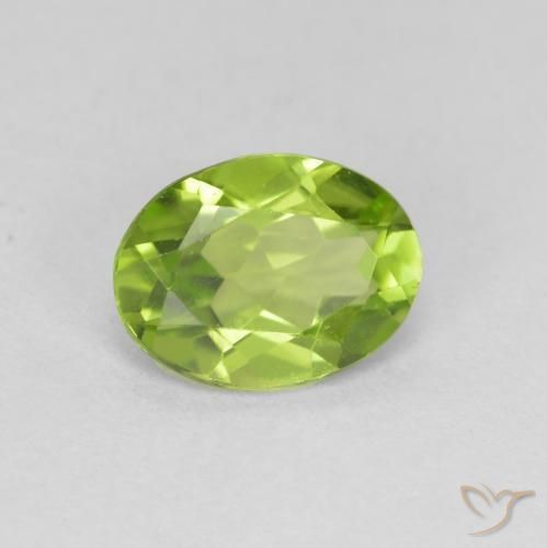 9,17 ctw natürlicher Lebendiges grün Peridot, Oval, VS