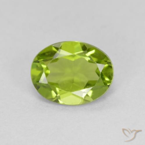 1.81ct Natürlicher Lebendiges grün Peridot, Oval, VS