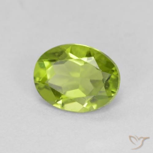 9,17 ctw natürlicher Lebendiges grün Peridot, Oval, VS