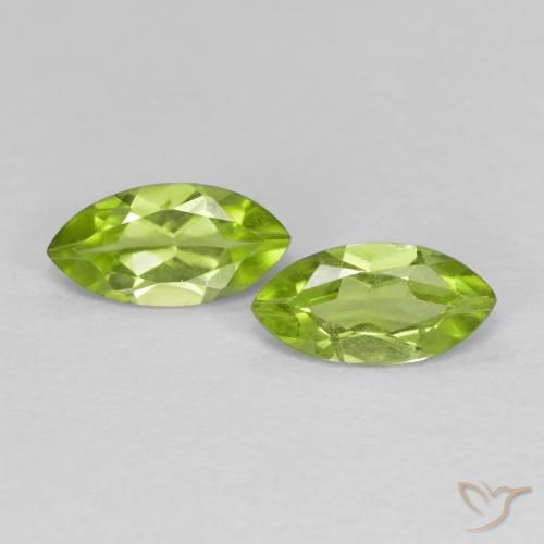 1.17ctw Natürlicher Mittelgrün Peridot, Marquise, VS