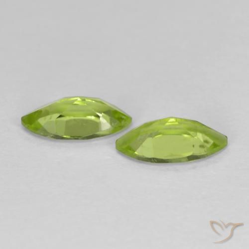 1.22 ct natürliche Lebendiges grün Peridot-Edelsteine, Marquise, VS