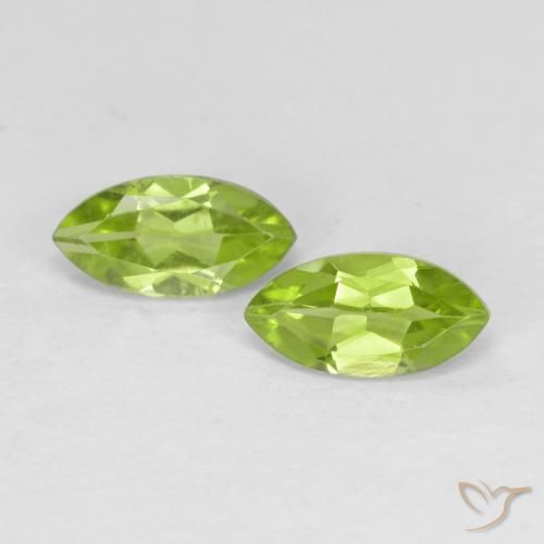 1.25ctw Natürlicher Mittelgrün Peridot, Marquise, VS