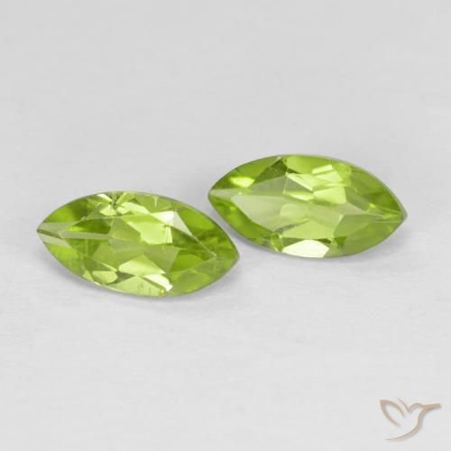 1.25 ct natürliche Mittelgrün Peridot-Edelsteine, Marquise, VS