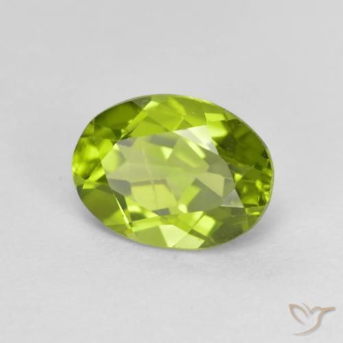 9,17 ctw natürlicher Lebendiges grün Peridot, Oval, VS