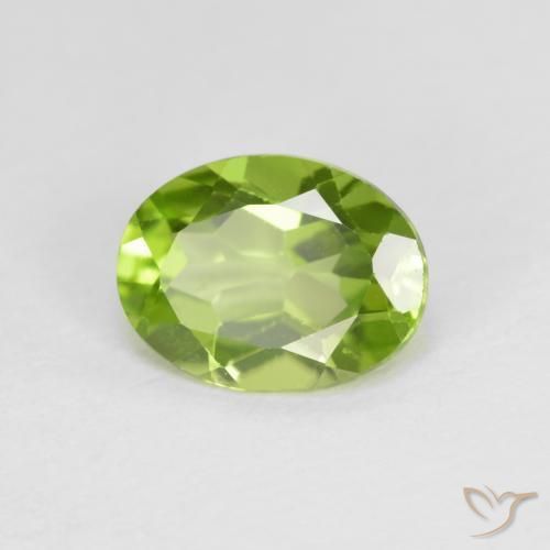 9,17 ctw natürlicher Mittelgrün Peridot, Oval, VS