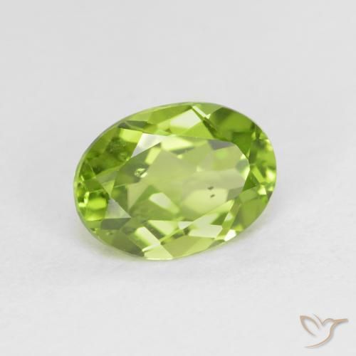 9,17 ctw natürlicher Mittelgrün Peridot, Oval, VS