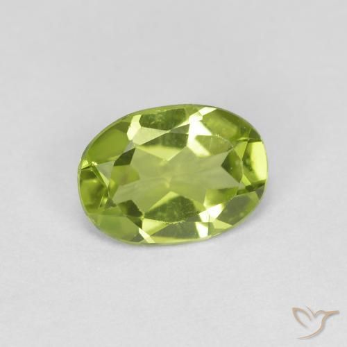 9,17 ctw natürlicher Mittelgrün Peridot, Oval, VS