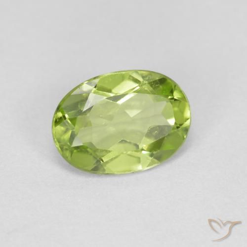 9,17 ctw natürlicher Lebendiges grün Peridot, Oval, VS