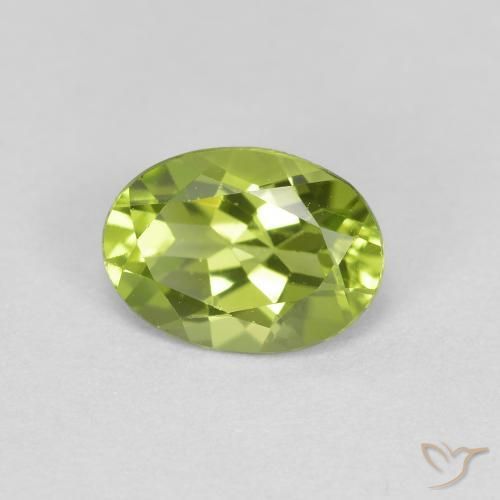 9,17 ctw natürlicher Lebendiges grün Peridot, Oval, VS