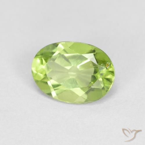 9,17 ctw natürlicher gelblich-grün Peridot, Oval, VS-SI