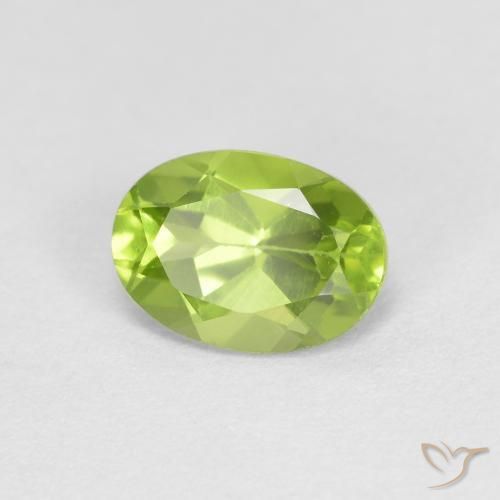 9,17 ctw natürlicher Lebendiges grün Peridot, Oval, VS