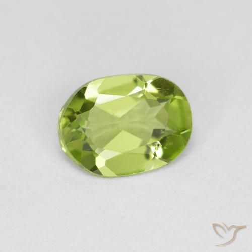 9,17 ctw natürlicher Lebendiges grün Peridot, Oval, VS