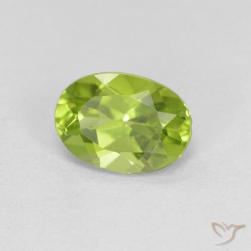 9,17 ctw natürlicher Mittelgrün Peridot, Oval, VS