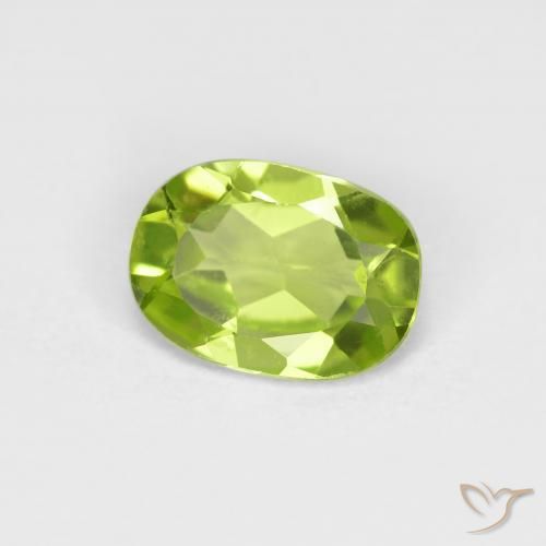 9,17 ctw natürlicher Mittelgrün Peridot, Oval, VS