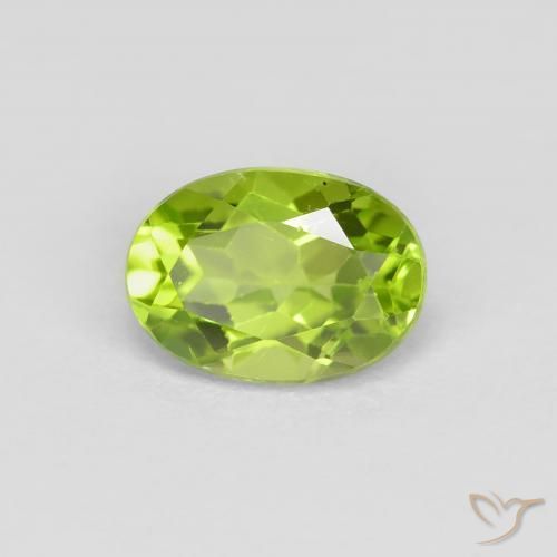 9,17 ctw natürlicher Mittelgrün Peridot, Oval, VS