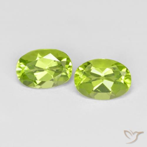 1.76ctw Natürlicher Mittelgrün Peridot, Oval, VS
