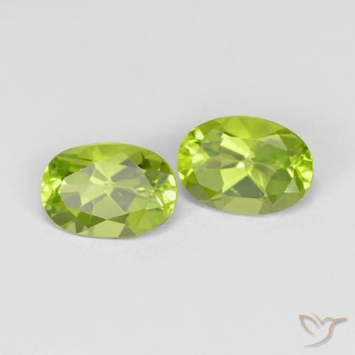 1.76 ct natürliche Mittelgrün Peridot-Edelsteine, Oval, VS