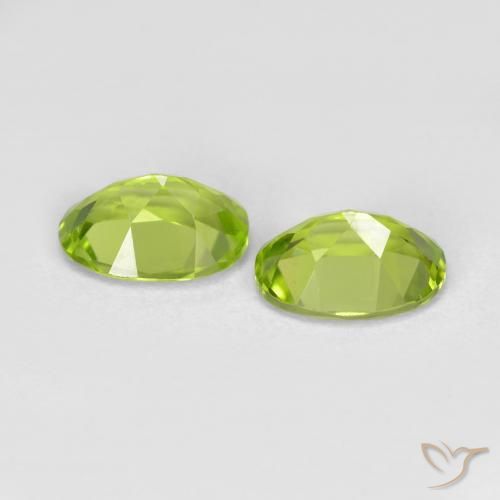1.76 ct natürliche Mittelgrün Peridot-Edelsteine, Oval, VS